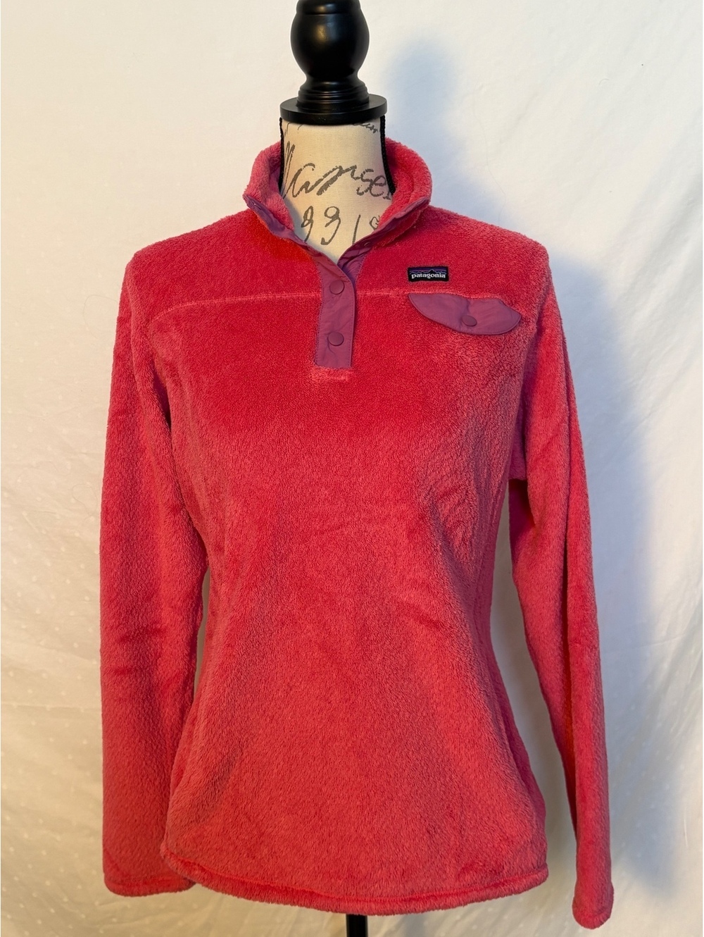 Patagonia girls XL, women's S. Polar tech thermal pro snap fleece pullover